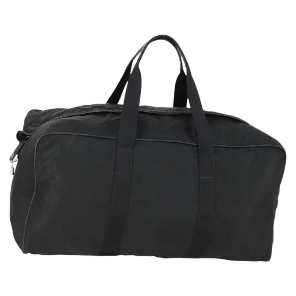 Prada Nylon Boston Bag Black